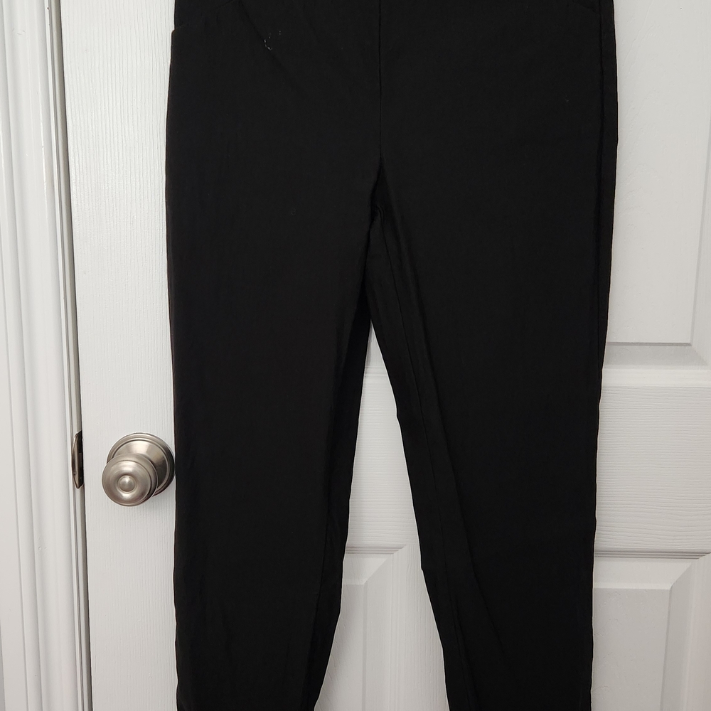 Tribal Black Ankle Pants